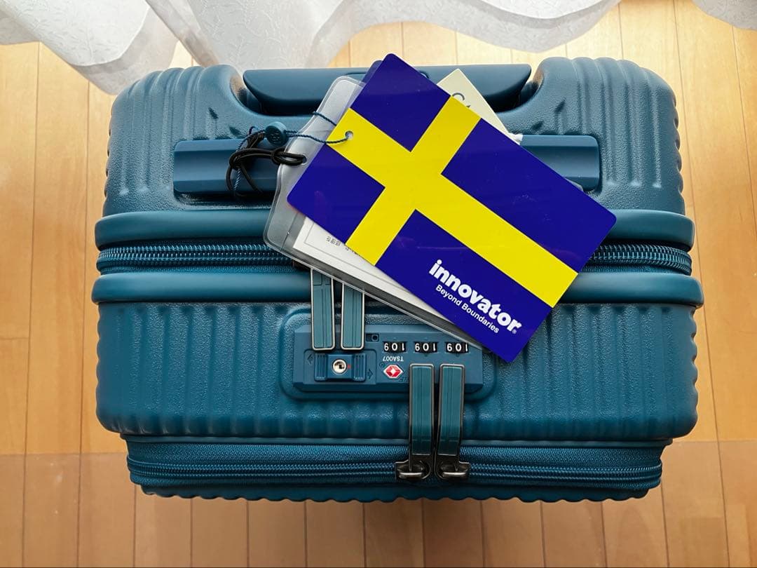 み*ん様 innovator イノベーター　リヨンブルー 38L スーツケース