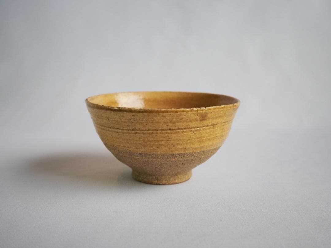 4代清風与平造『伊羅保茶碗』（共箱）