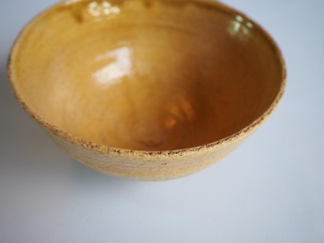 4代清風与平造『伊羅保茶碗』（共箱）