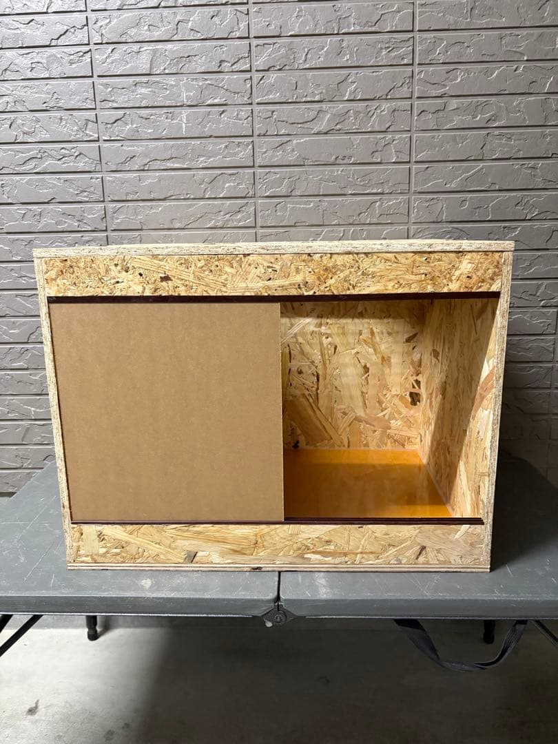 OSB製 飼育ケージ 爬虫類　小動物60×45×45