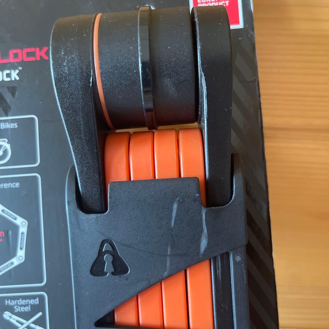 SEATYLOCK FOLDYLOCK　コンパクト　オレンジ　自転車ロック