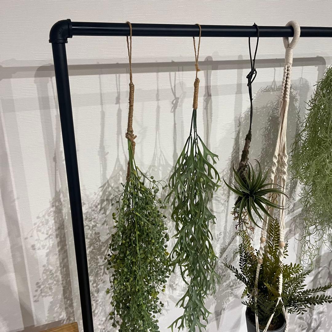 ラック 150 アイアン ハンガーラック パイプ 黒 服 収納 古着 什器