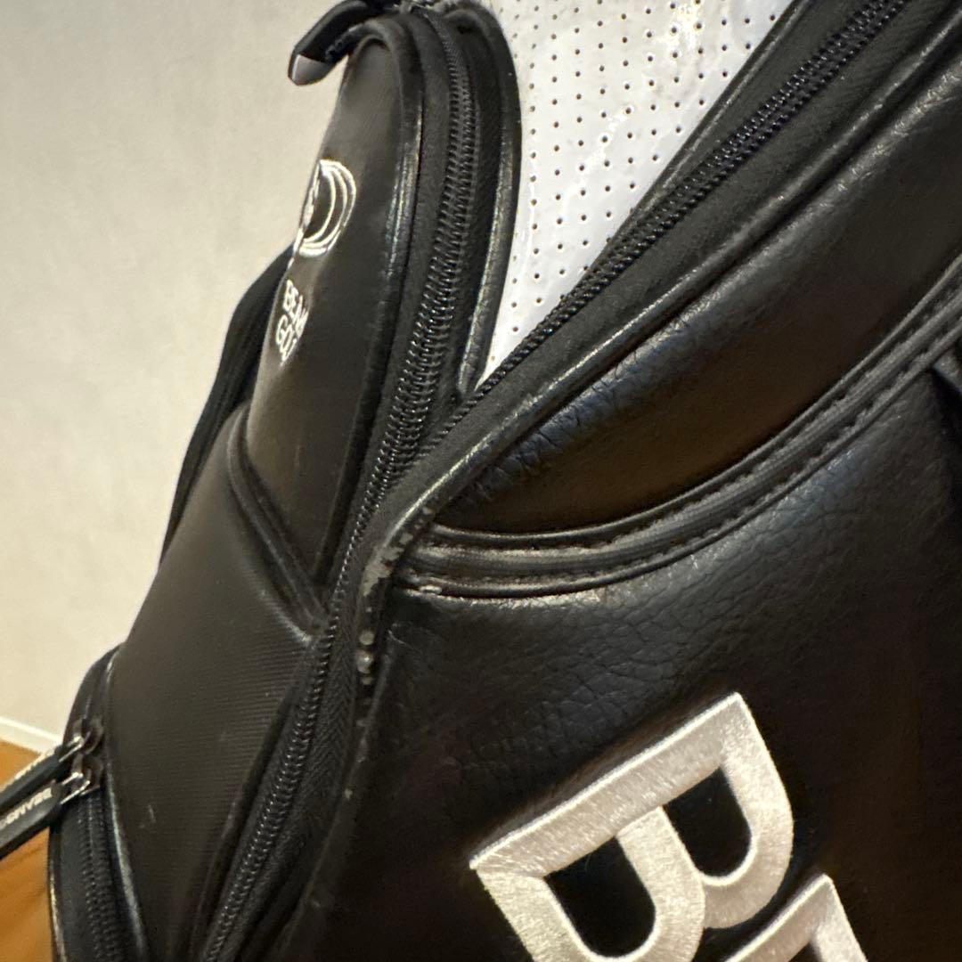 BEAMS GOLF / ツアープロ キャディバッグ 同タイプヘッドカバーセット