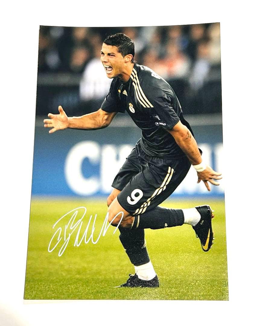 クリスティアーノ・ロナウド　クリロナ　直筆サイン入り　フォト