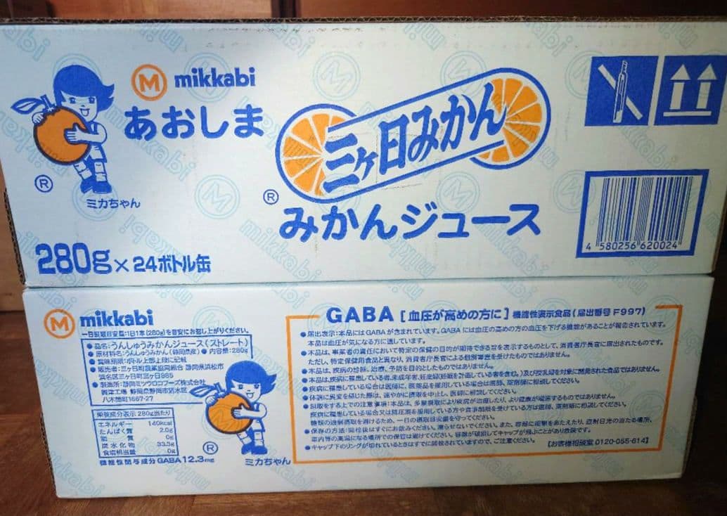 『季節限定』三ヶ日みかん　みかんジュース　あおしま　280g×24本　2箱