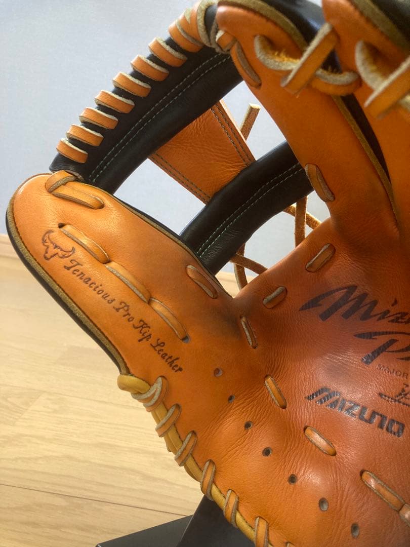 ミズノプロ　波賀クラフティッド　美品　硬式　オーダーグローブ