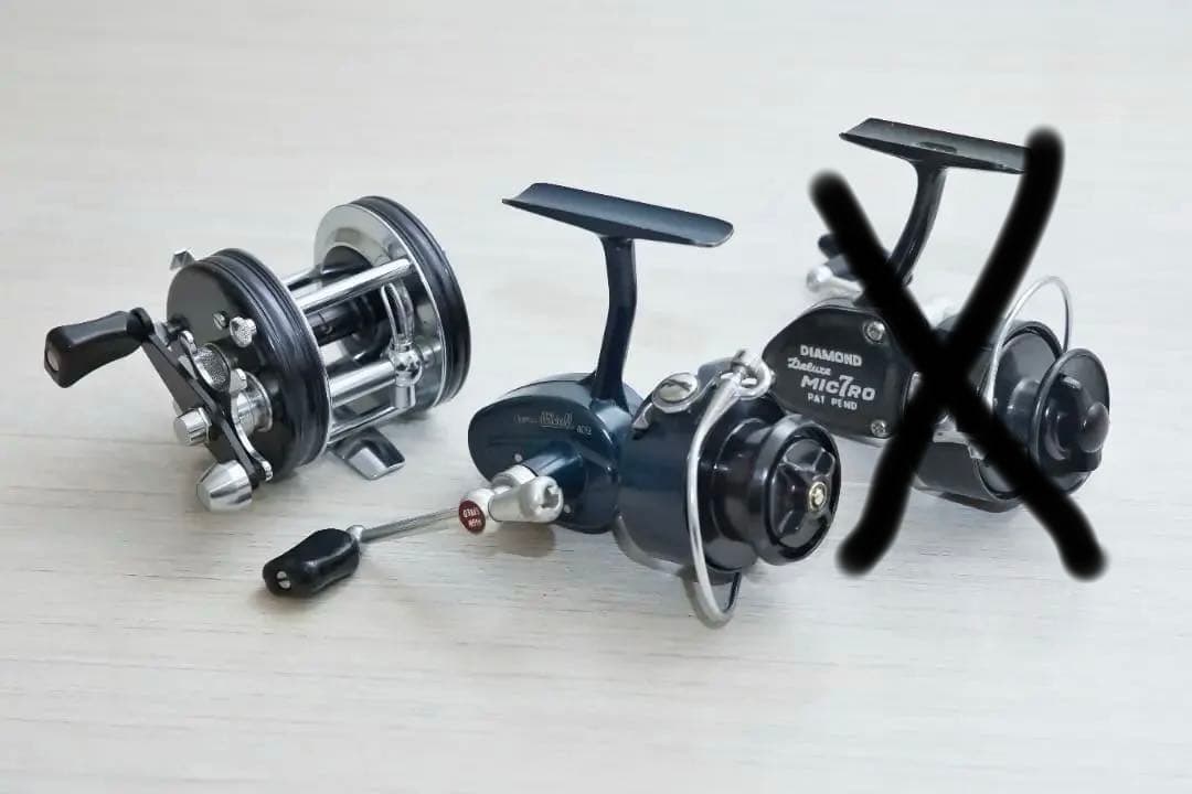 Abu アンバサダー5000C、 Mitchell409 2点