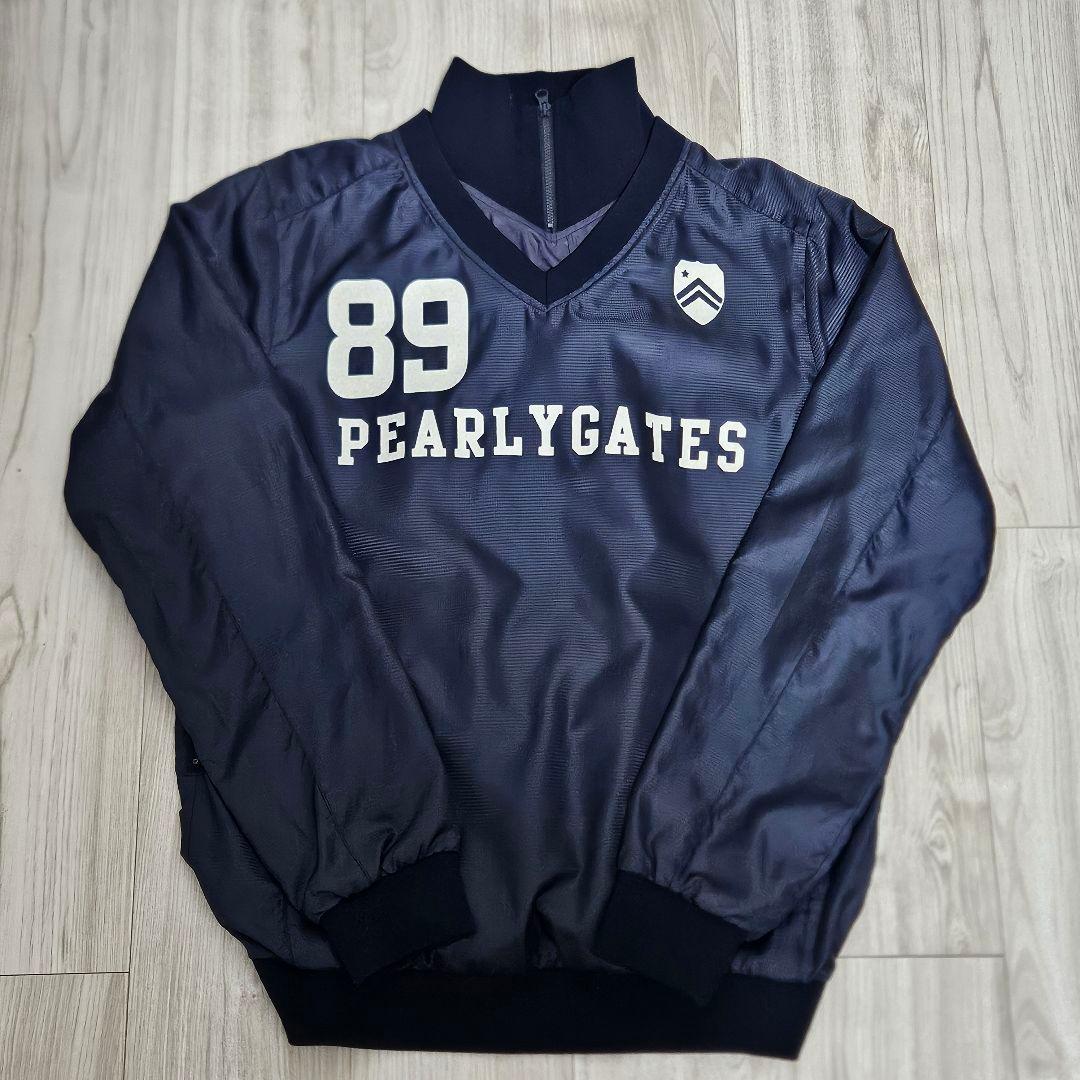 PEARLY GATES 4【Mサイズ】ツインスニードジャック ネイビー89