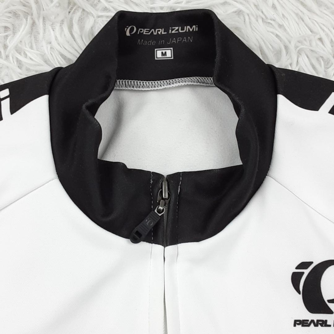 美品◎Pearl Izumi パールイズミ サイクリングウェアセットアップ 白黒
