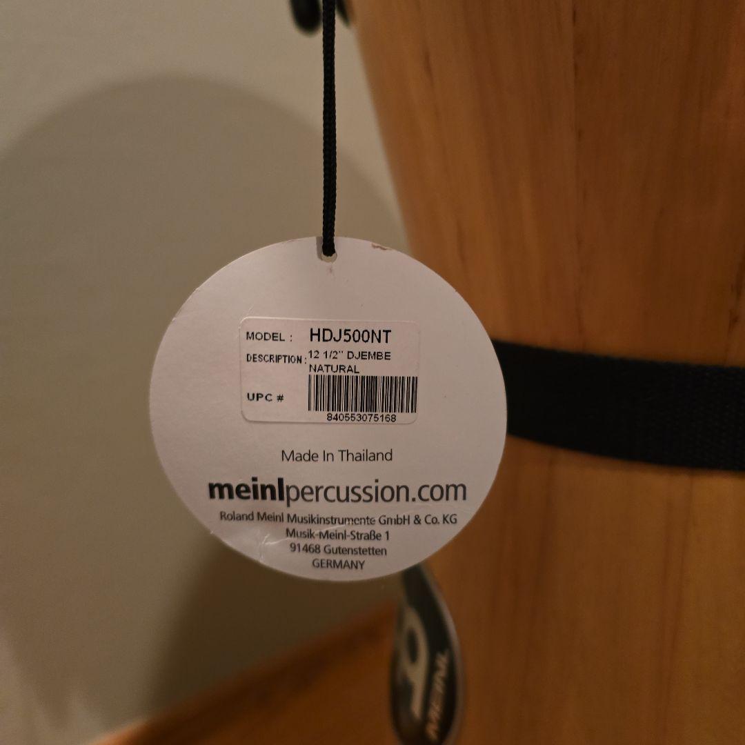 希少　マイネル ジャンベ ウッド HDJ500NT Meinl