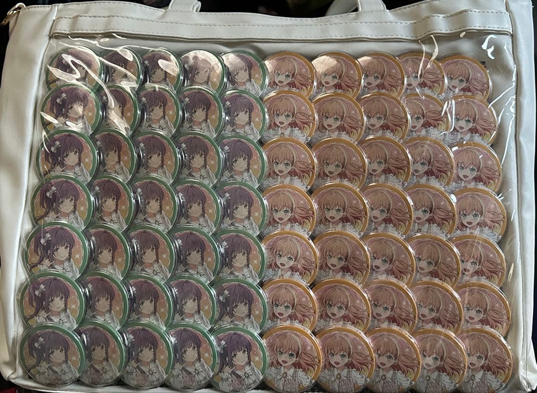 蓮ノ空 日野下花帆 乙宗梢 スリーズブーケ 2nd 缶バッジ A3バッグ