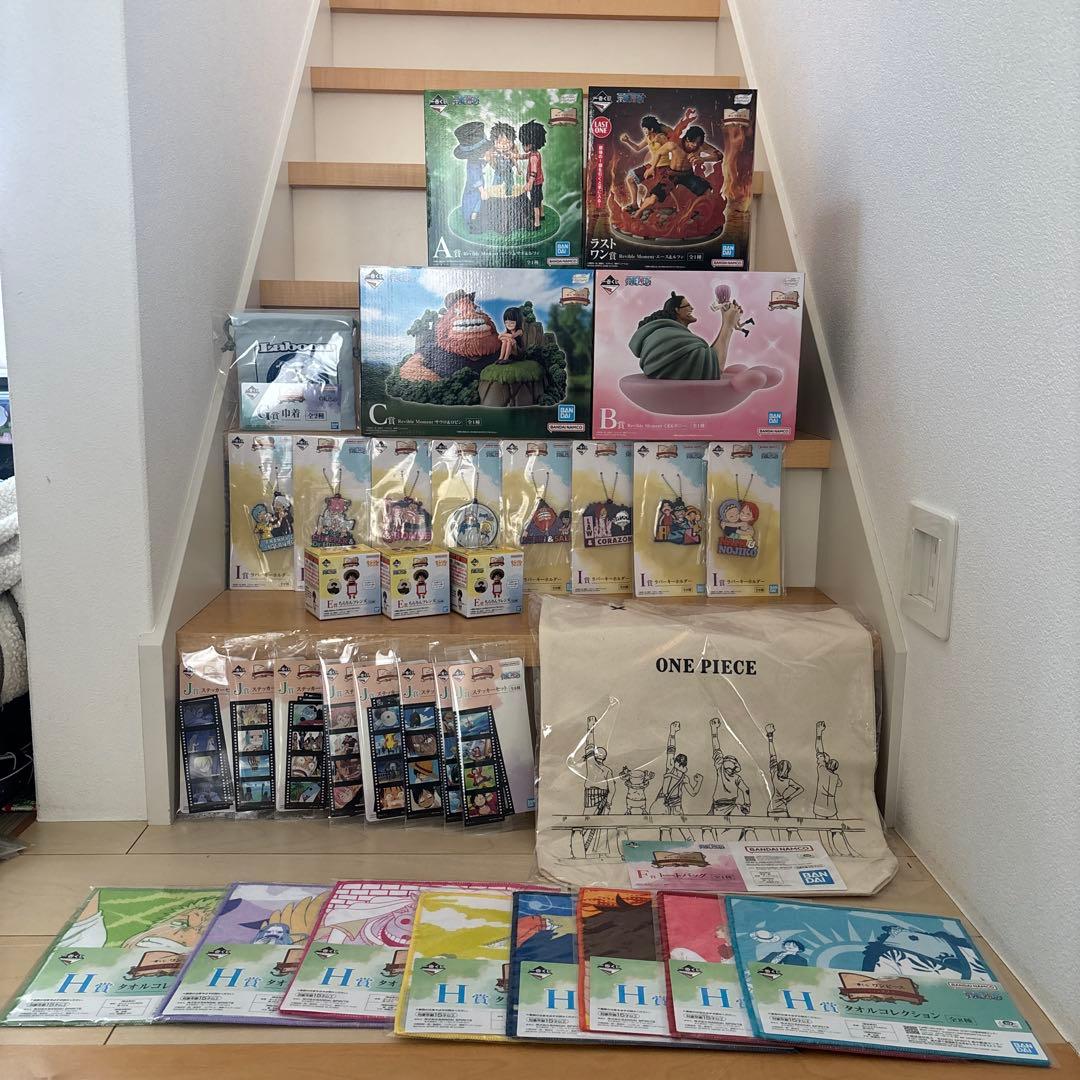 一番くじワンピース　ドラマティックメモリーズ　全種コンプリートセット