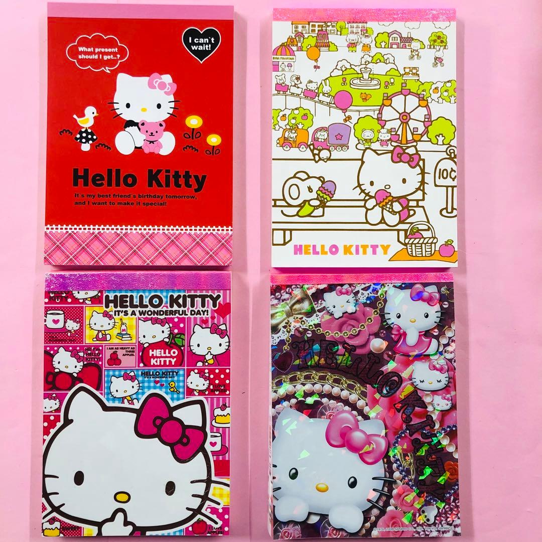 2008年製 レア★ハローキティ ボリュームメモ 4冊まとめセット⑦