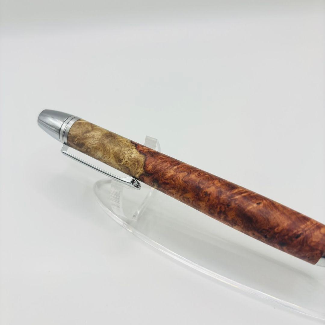 工房楔 トレチェーレ 花梨 こぶ杢 ビルマ 新品未使用 0.5mm マルチペン