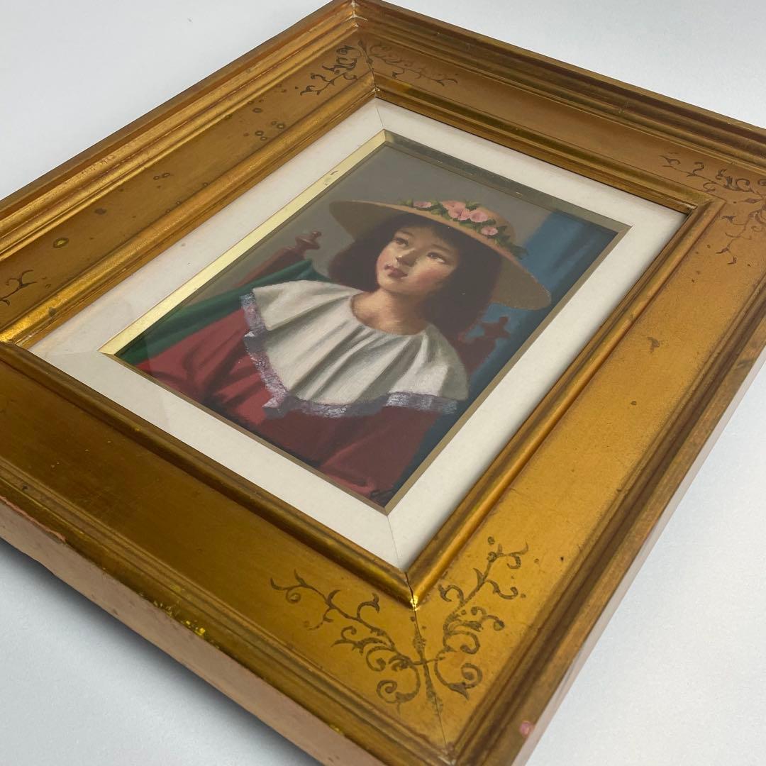 福島県 画家 佐藤カツヤ 油彩 油絵 少女 人物画