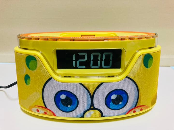 レア　コレクター必見　スポンジボブ　Radio&Clock 箱付き