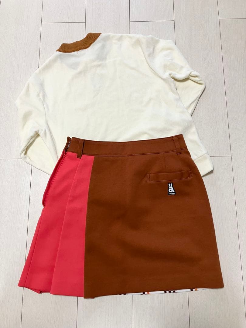 (美品)アルチビオarchivio プルオーバー・ニットスカート サイズ36