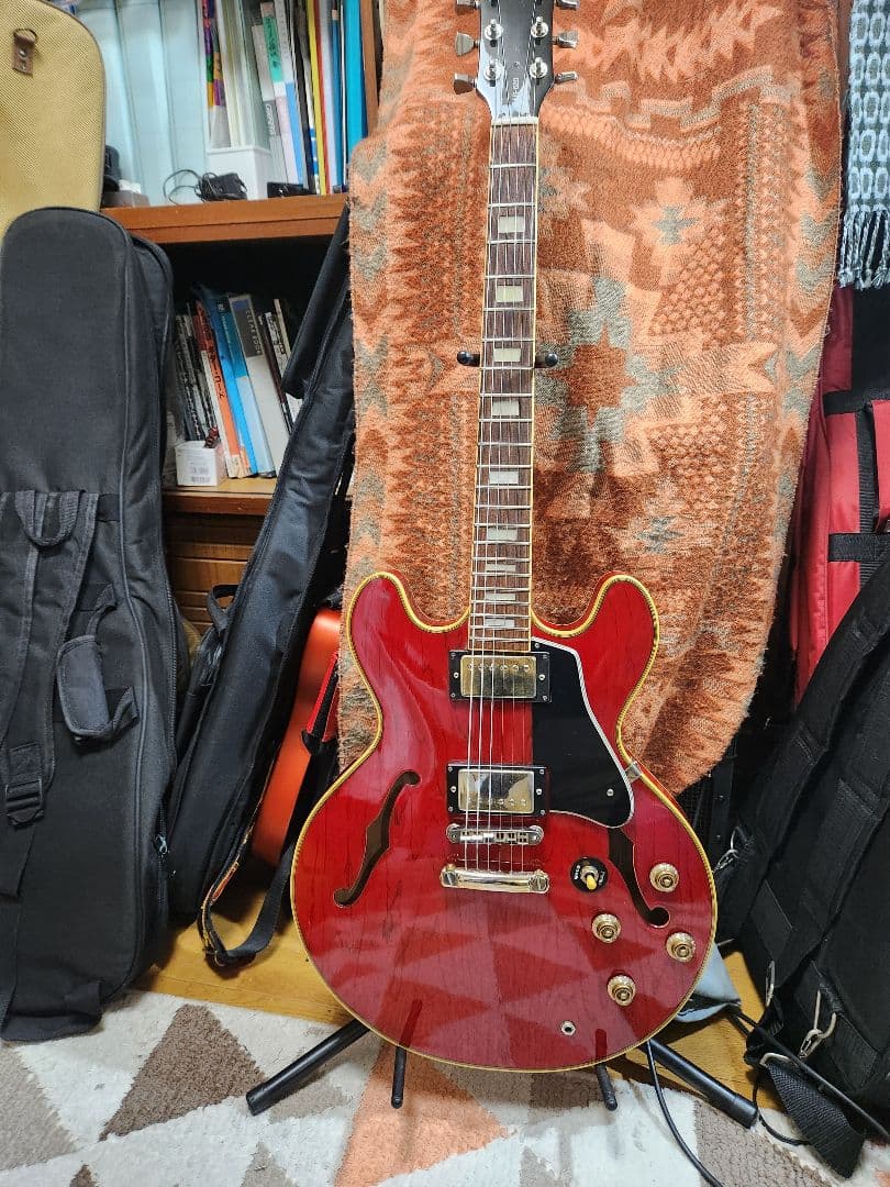 再出品(..)Juno BLS-620 レッドエレキギター シャパンヴィンテージ