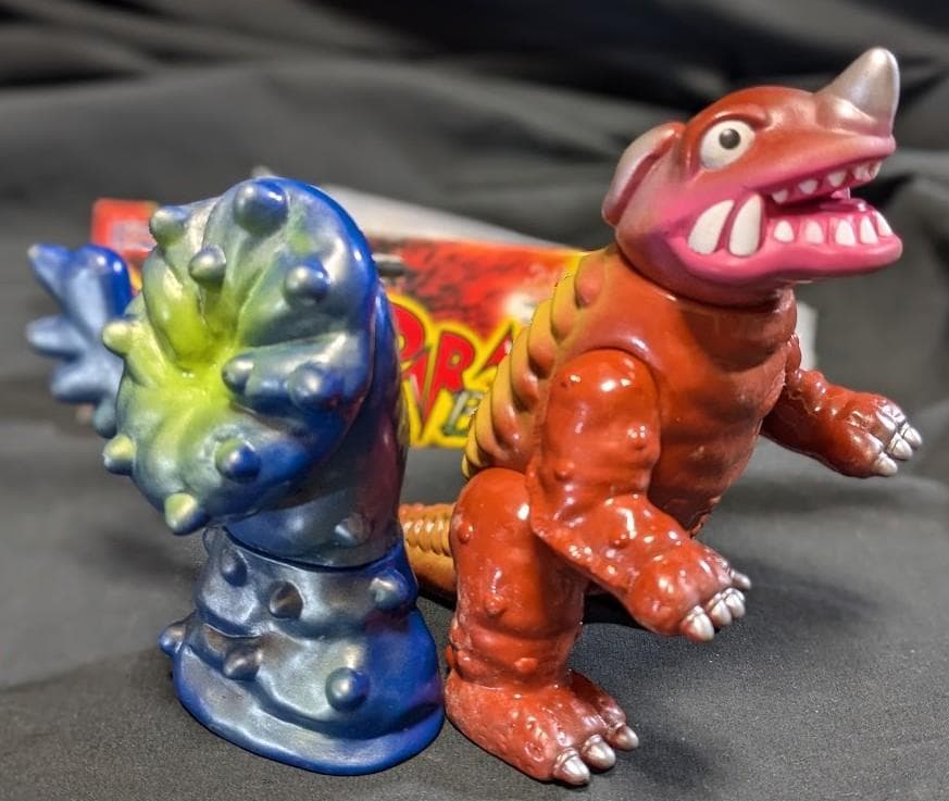 ネロンガ＆グリーンモンス「ウルトラマン」登場怪獣（マーミット）ソフビ２体セット