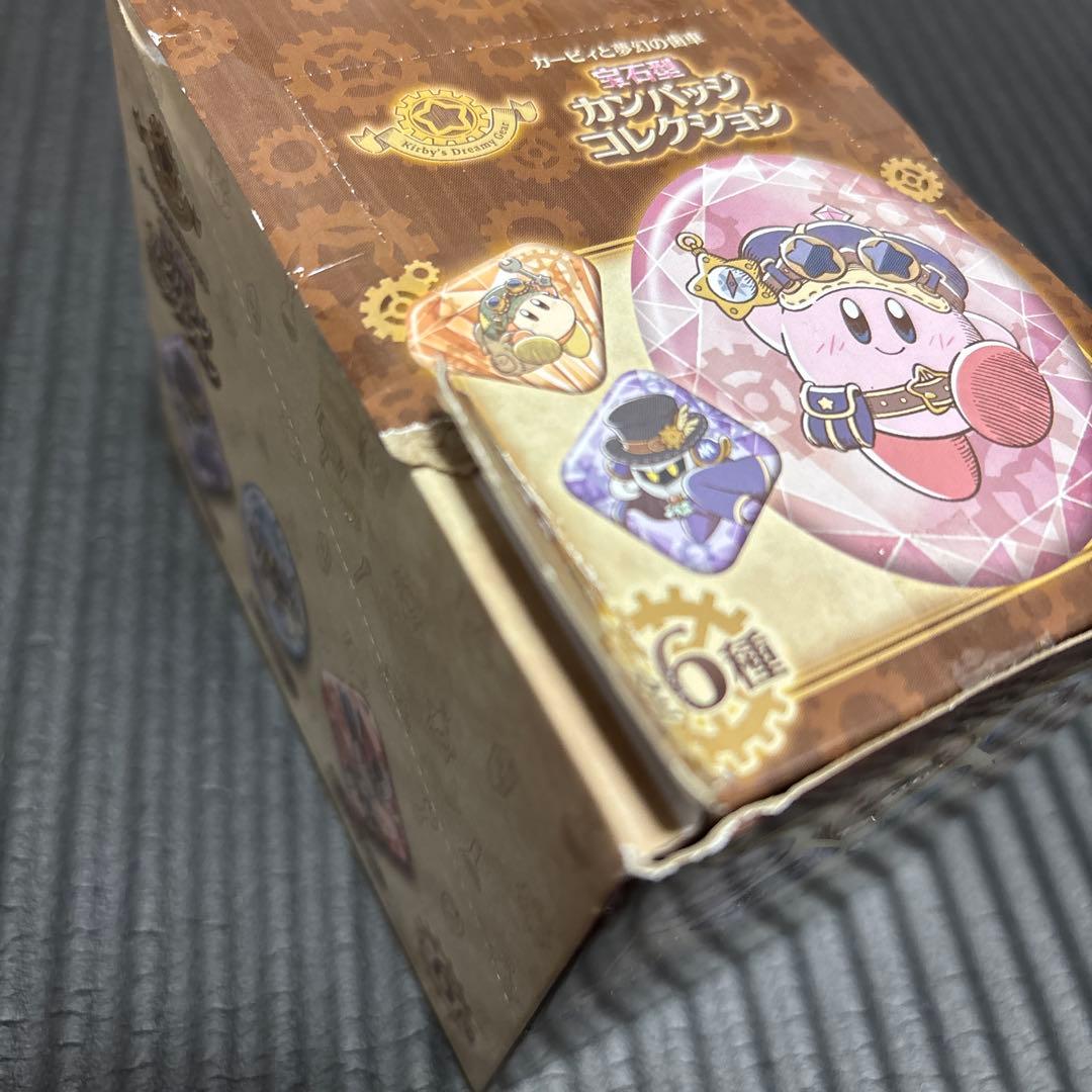 星のカービィ　夢幻の歯車　宝石型　缶バッジ　マホロア　メタナイト　ドロッチェ