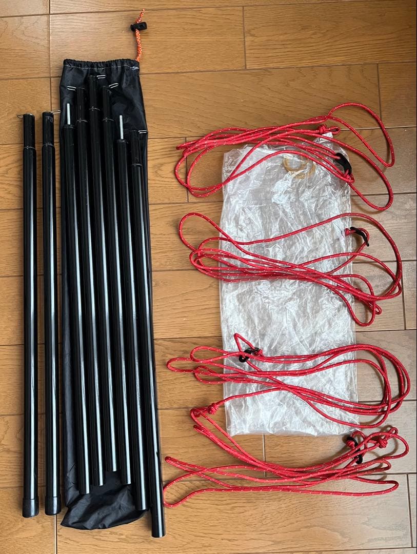 ogawa（オガワ）ヴィガスII＋（別メーカー）ポール＆ロープ＆グランドシート