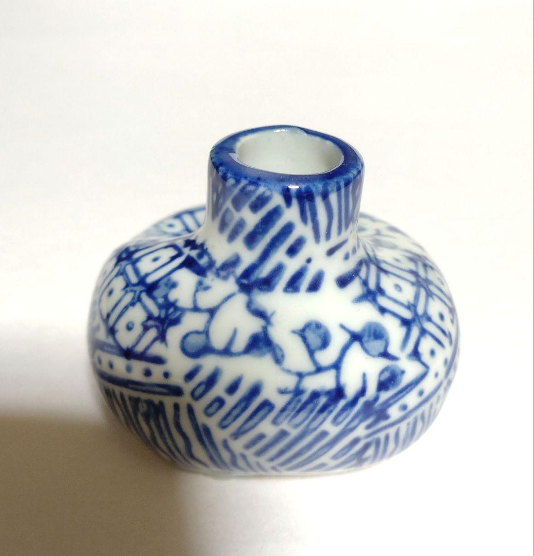 ミニ 花瓶 和風 フラワーベース アンティーク レトロ 蚤の市 ヴィンテージ