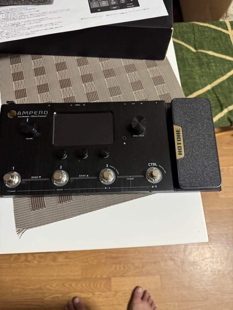 ギター Hotone Ampero