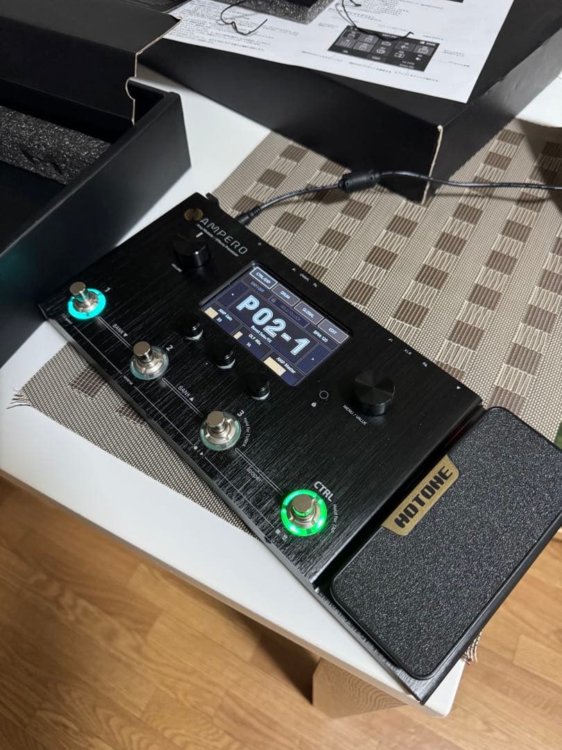 ギター Hotone Ampero