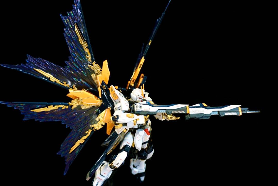 ※正月特価　全塗装RGストライクフリーダム　チタニウムフィニッシュ　ガンプラ