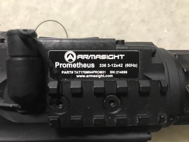 Armasight Prometheus 3-12x42サーマルビジョンスコープ