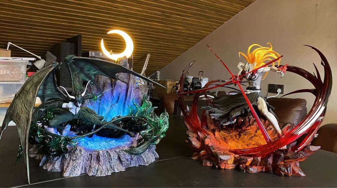 BLEACH 黒衣少年図 ウルキオラ ガレージキット ガレキ スタチュー①③