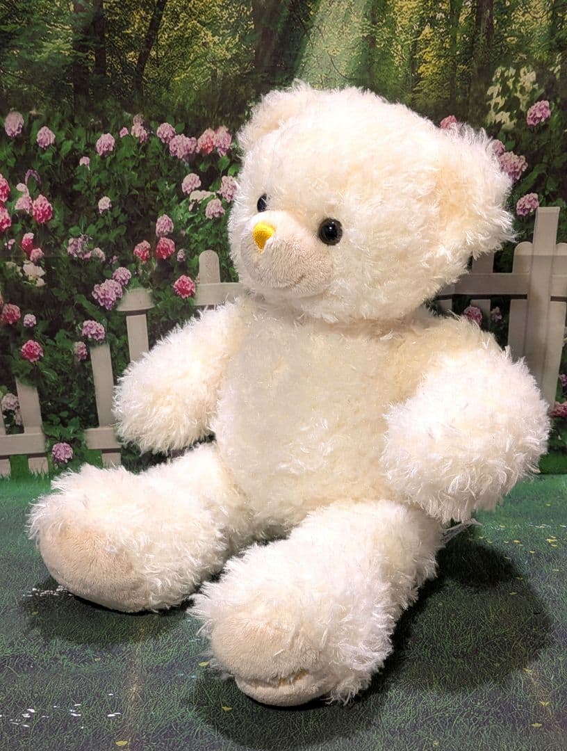 激レア　希少　ビルドアベア　日本限定　銀座店限定　クマ　ぬいぐるみ　白Ginza