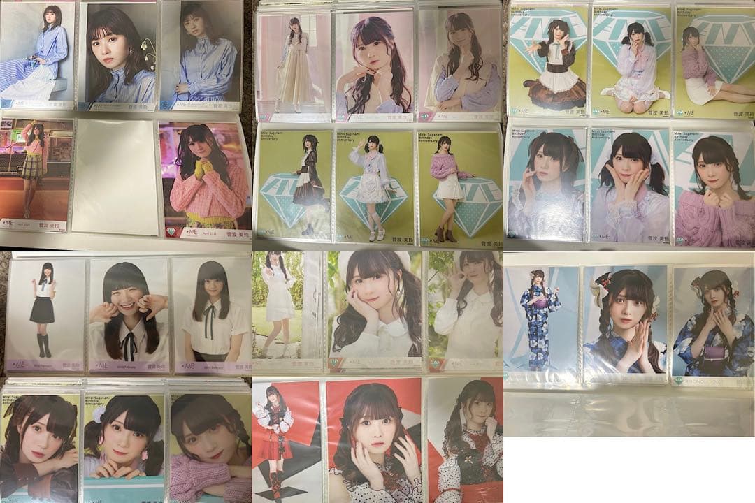 ≠ME 菅波美玲 生写真 フォトアルバム まとめ売り