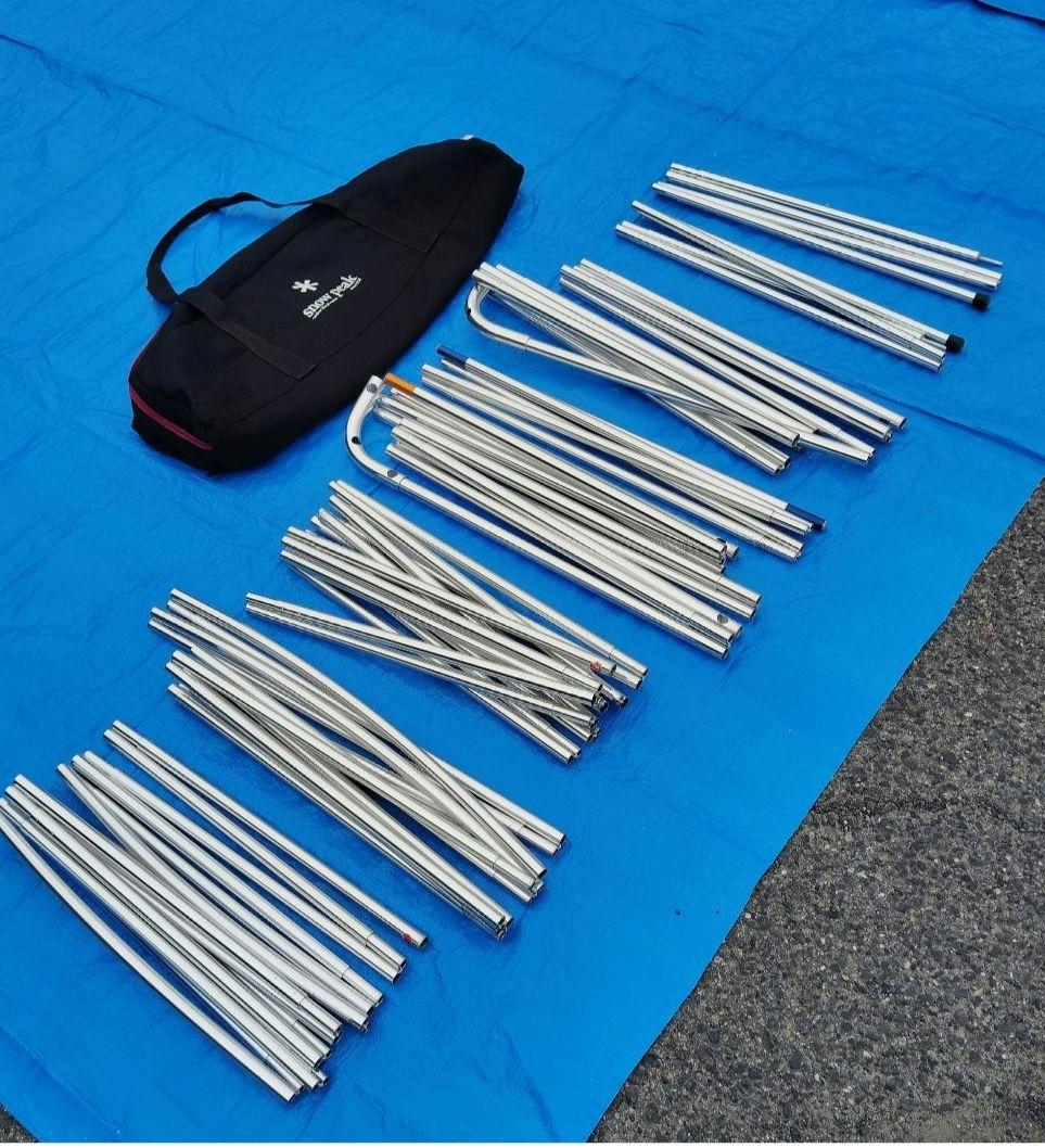 スノーピーク　リビングシェルロングProインナールーム他ユニフレペグ等　中古品