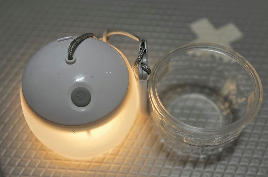  Peak ほおずき　ゆき+充電池パック+クリスタルシェード