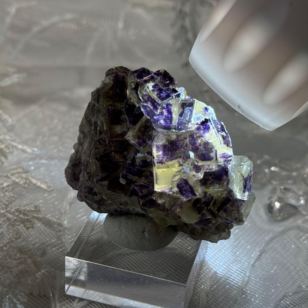 【D179】ナミビア オコルス フローライト 鉱物 標本 原石