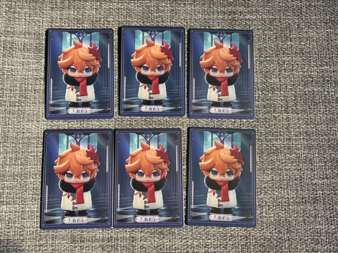 原神 厳霜と狂焔 霜痕と権焔 執行官 ミニフィギュア 公子 タルタリヤ