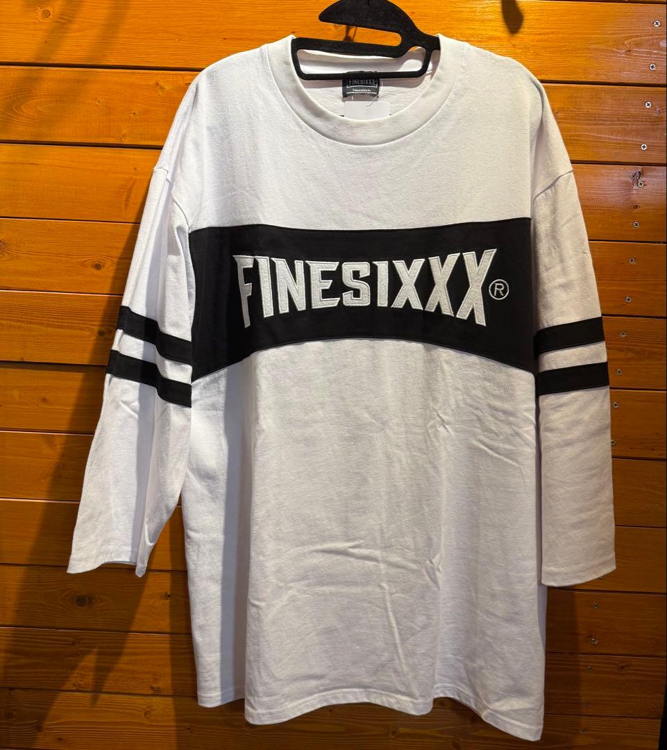 ファインシックス　新品未使用　アメフト風　七分Tシャツ　ゲームシャツ　モトクロス