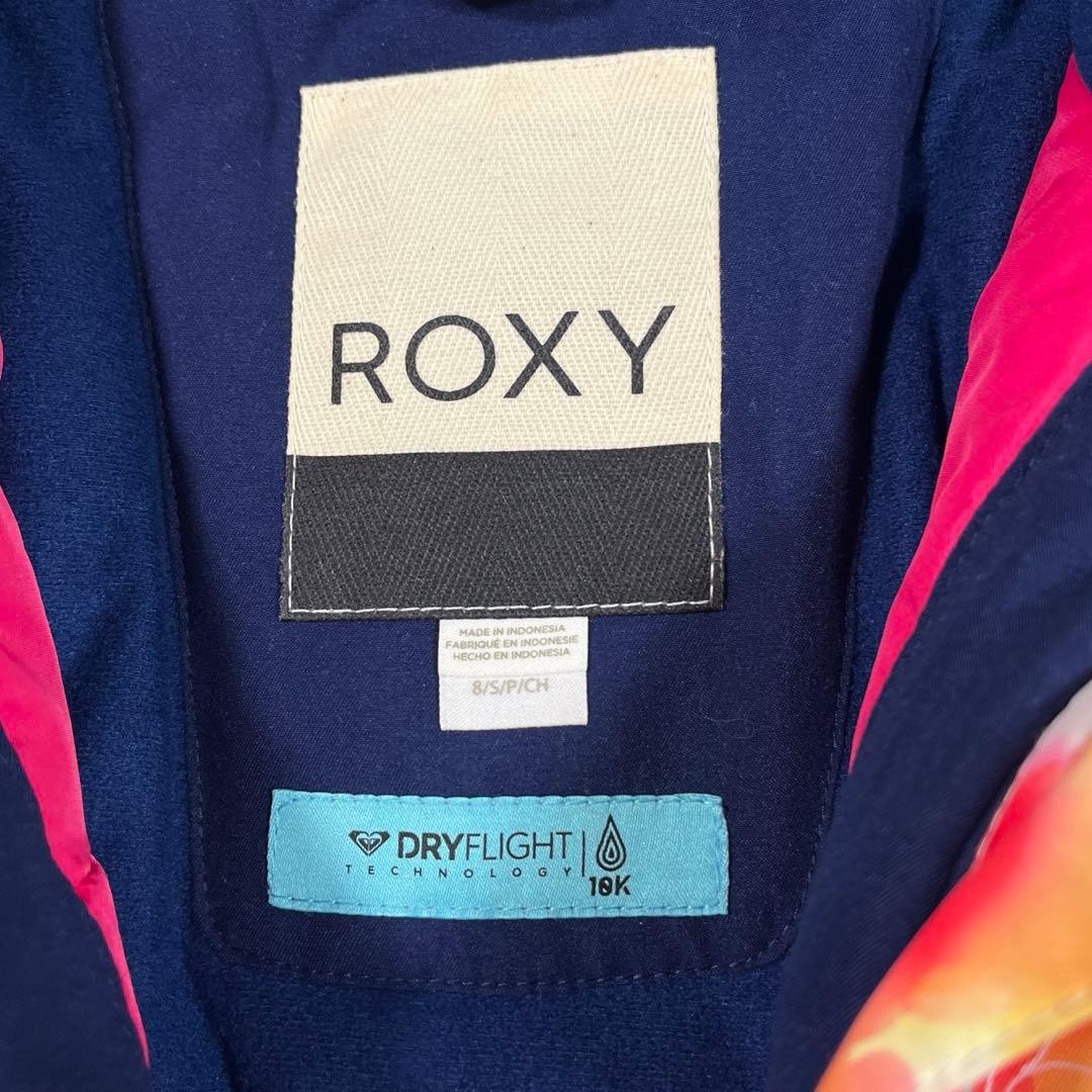 美品 ROXY ボードウエア 130 スキーウエア 女の子 花柄 ウエア上下