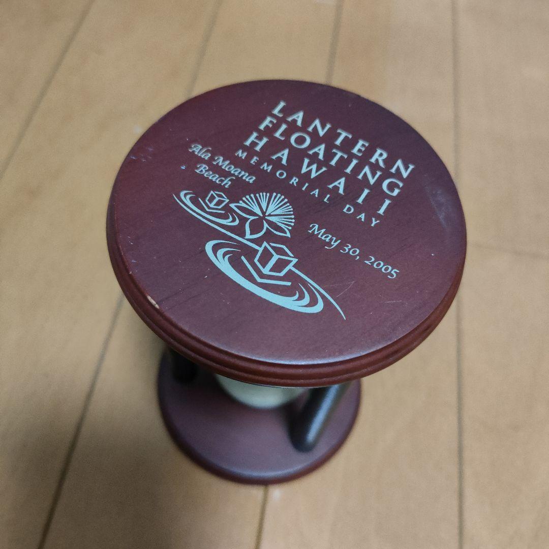 ハワイ 灯籠流し アラモアナビーチ 砂時計 真如苑 レア品