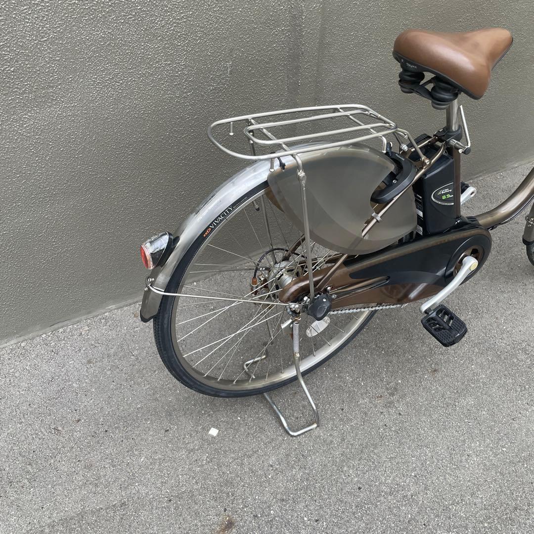 パナソニック電動アシスト自転車26インチ8.9Ah ブラウン