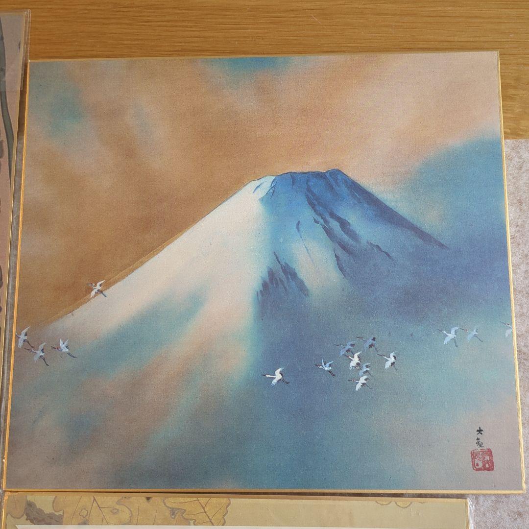 水墨画 掛け軸 タッセル付き 15枚