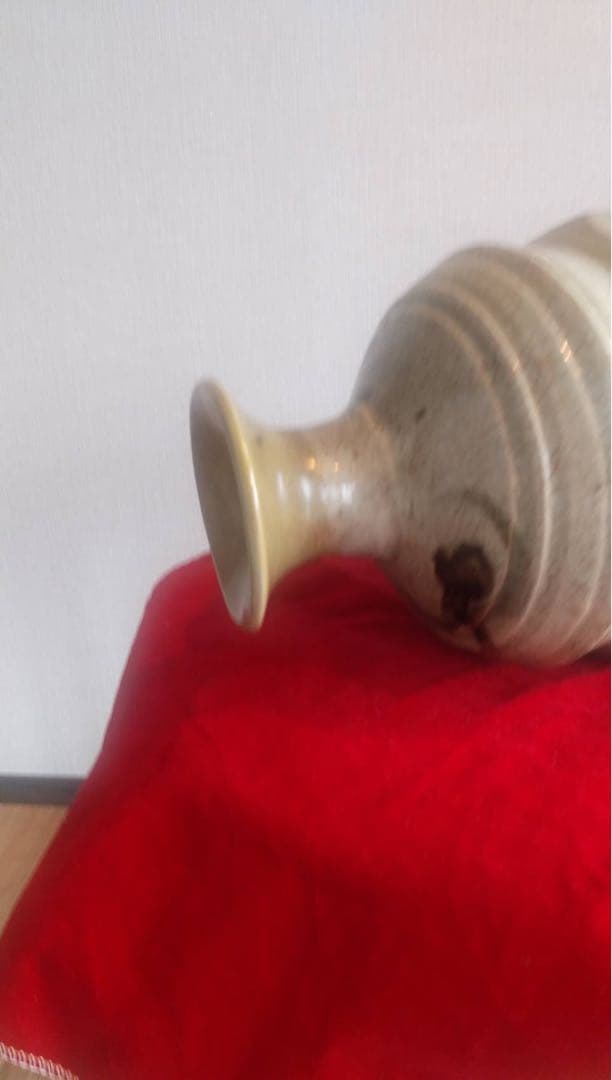 李朝白磁鉄絵面取徳利