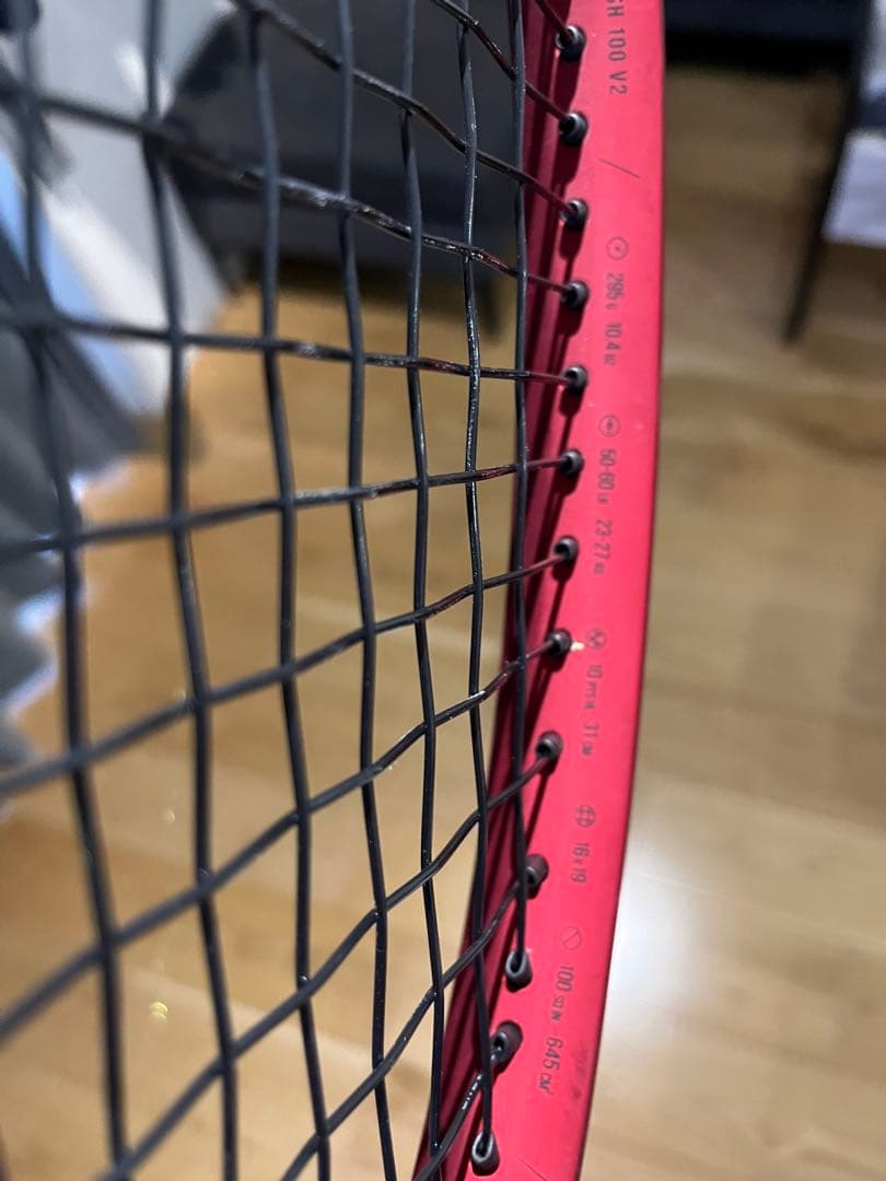 Wilson CLASH 100 V2 グリップ2