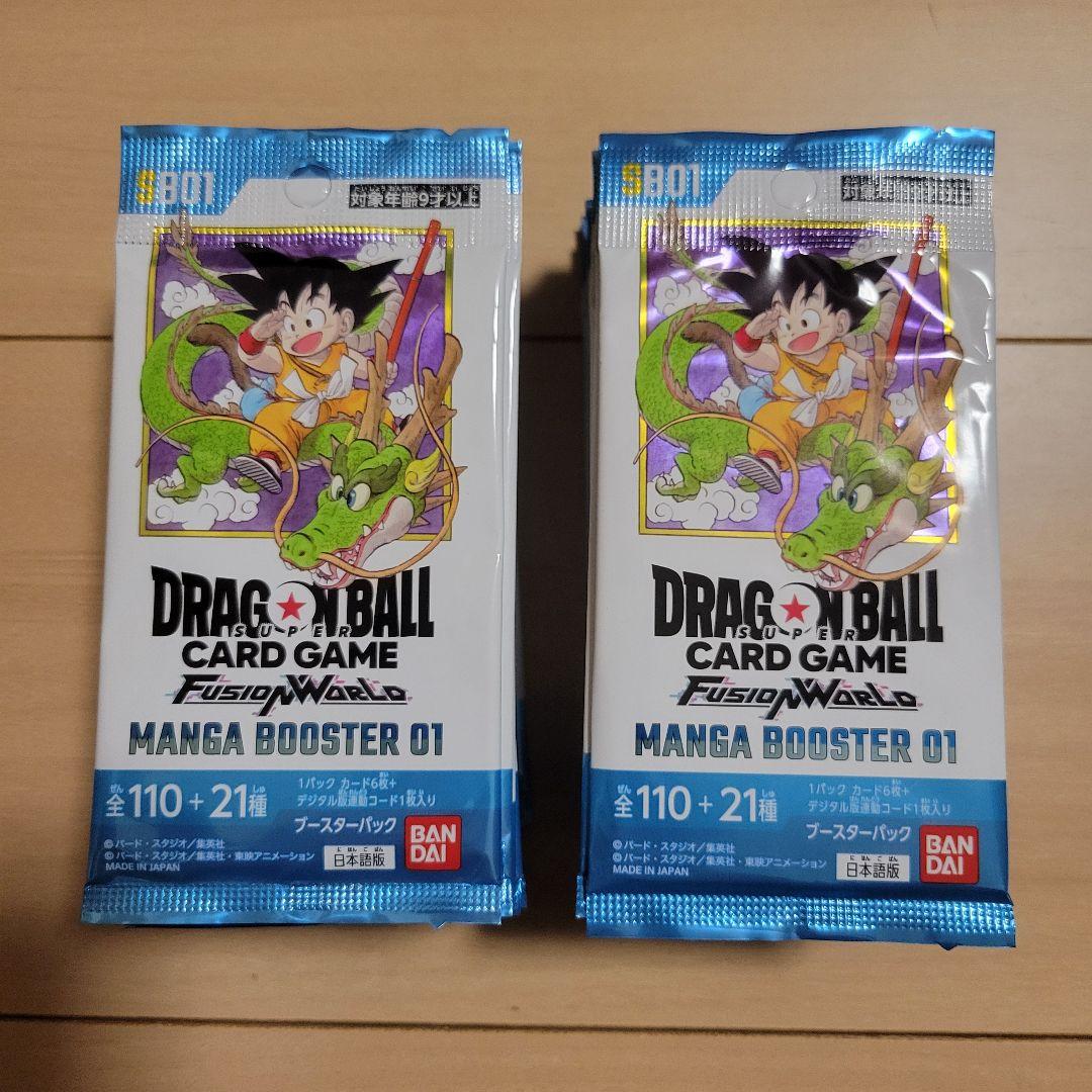 【新品未開封】ドラゴンボールカードゲーム マンガブースター01 バラ43パック
