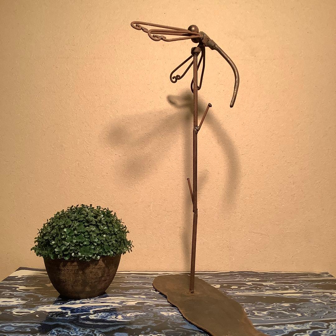 戦国時代・古鉄「縁起勝虫・蜻蛉」ご利益・武士道・茶道・風情・侘び寂び・秘蔵鍛冶造