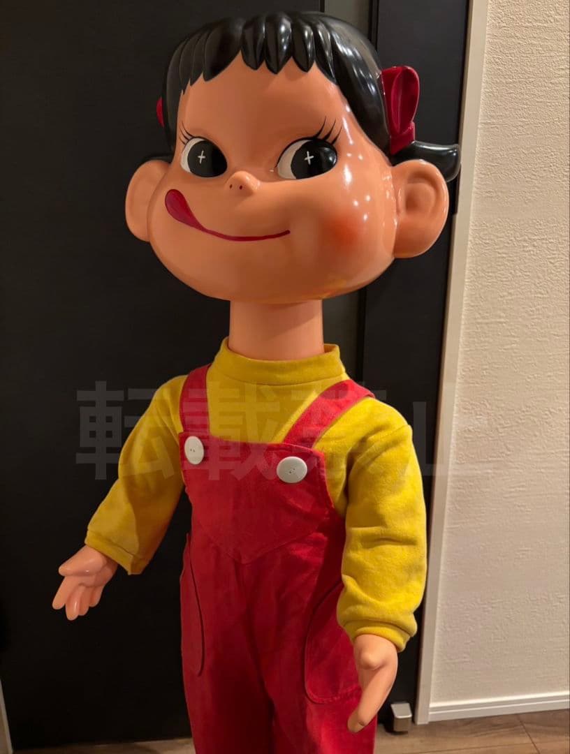 不二家 店頭ペコちゃん ほっぺの赤いペコちゃん 等身大
