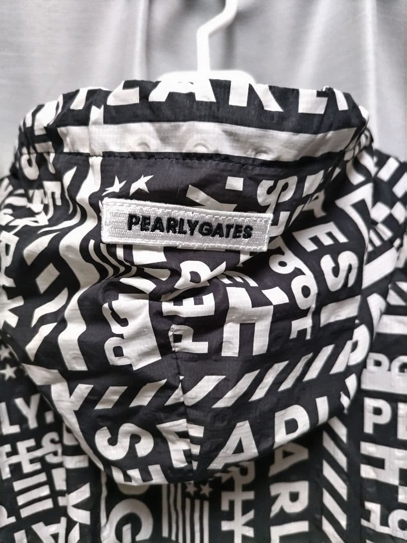 美品　パーリーゲイツ　ナイロン　パーカー　総柄