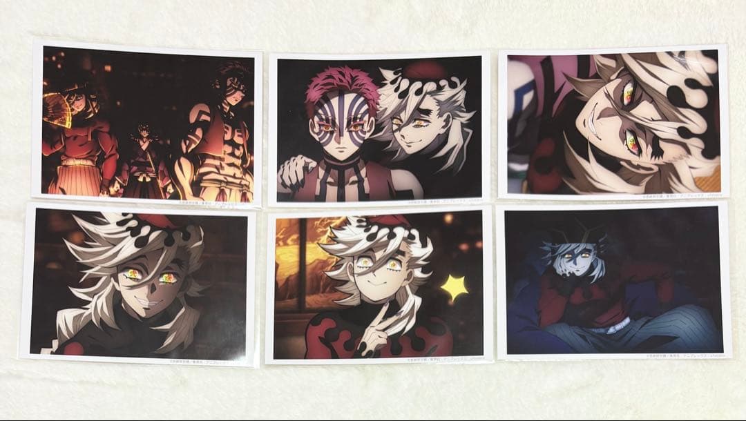 鬼滅の刃 ブロマイド 上弦集結、そして刀鍛冶の里へ 童磨 猗窩座 黒死牟