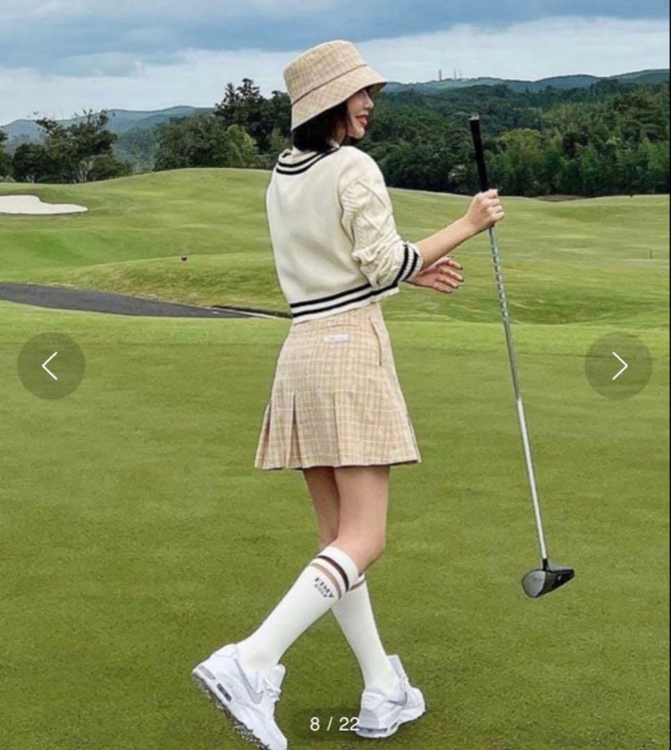 エイミーゴルフ　セットアップ　スカート　春ゴルフ